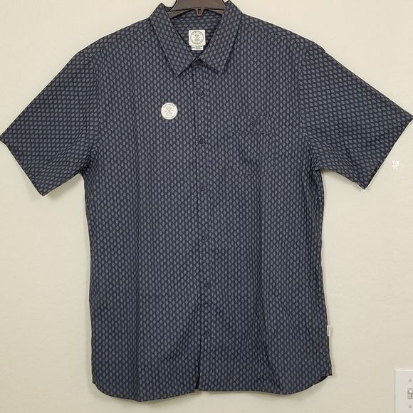 NEW Men's Voyager Printed Shirt Sleeve w/ Pocket - Picture 2 of 7
